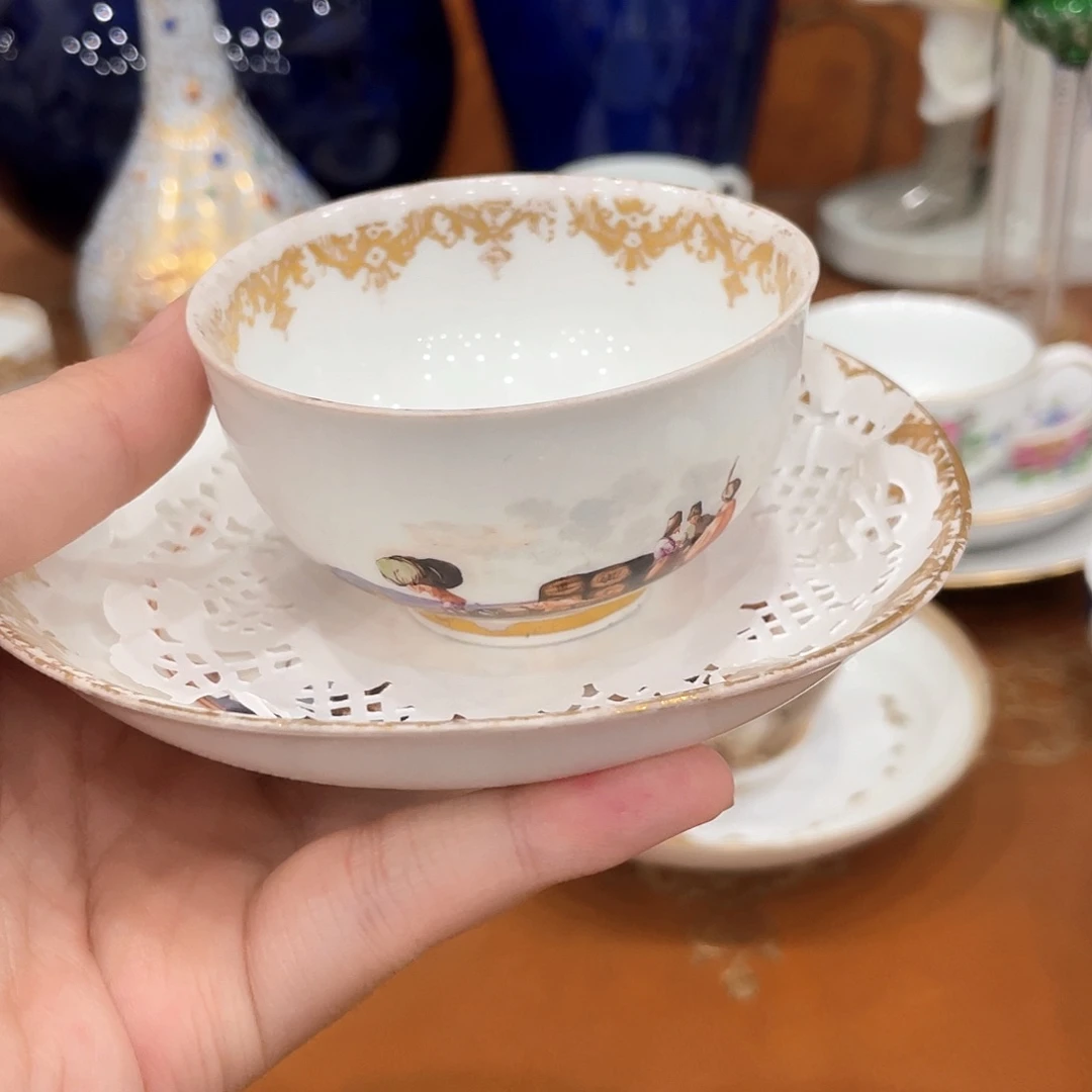 摆件中古一等茶杯