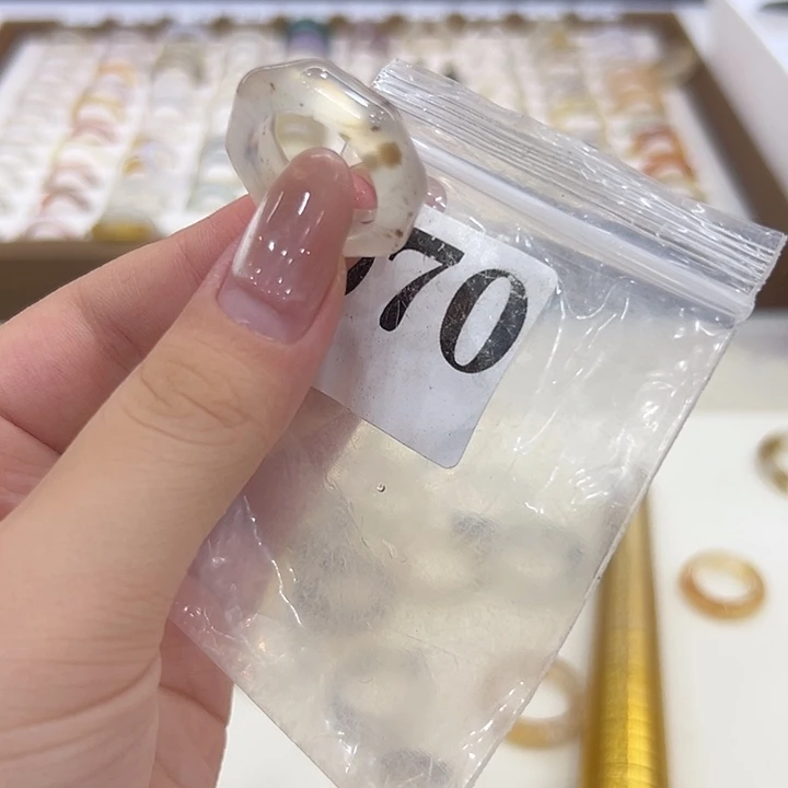 合金戒指玛瑙/玉髓70港17