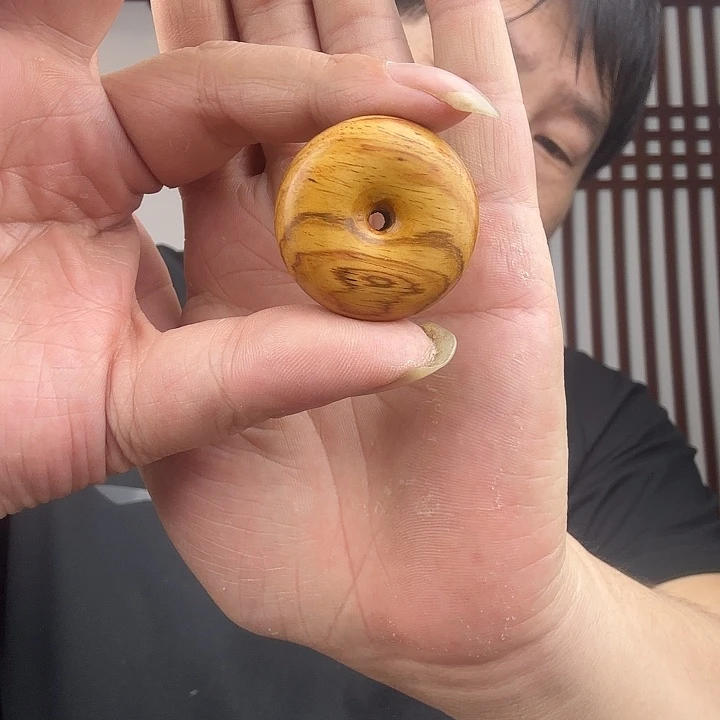 黄花梨/降香黄檀素面平安扣120