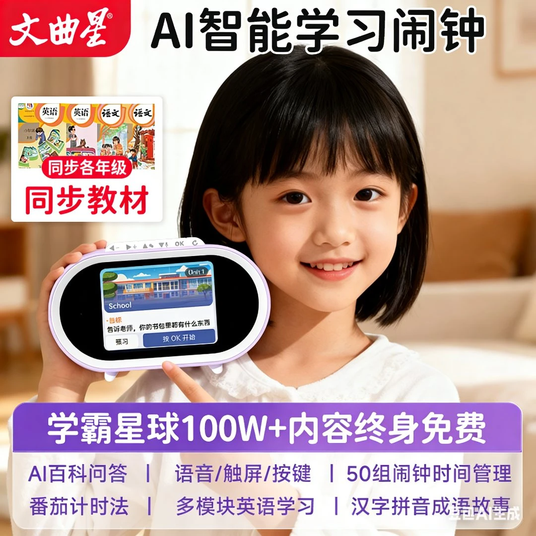 文曲星2025新款小初高科大讯飞大模型AI学习机AI时间宝机器人