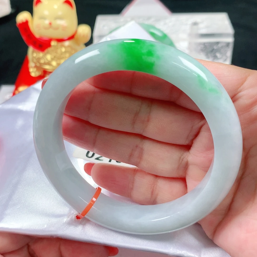 未镶嵌手镯翡翠编号0210 正圈60