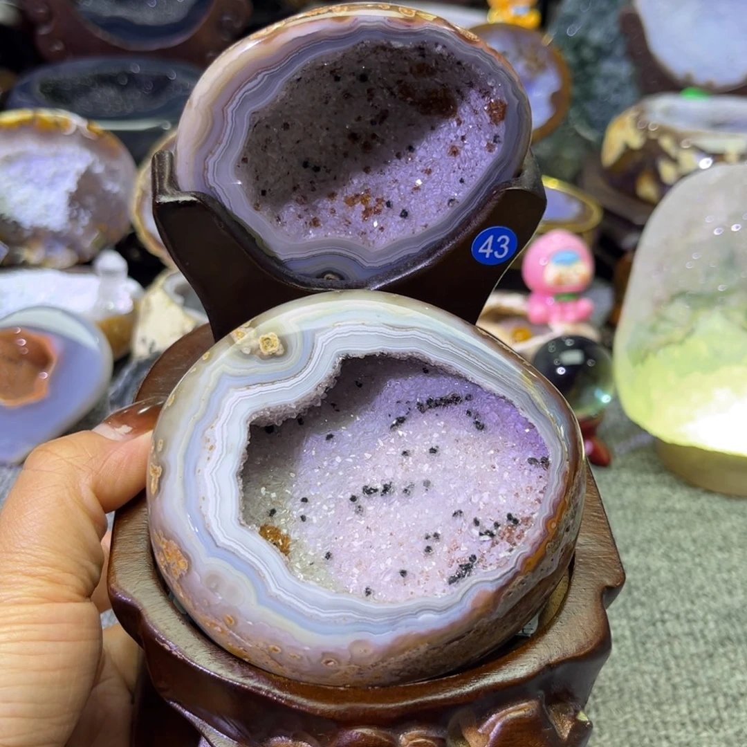 紫晶摆件未镶嵌水晶