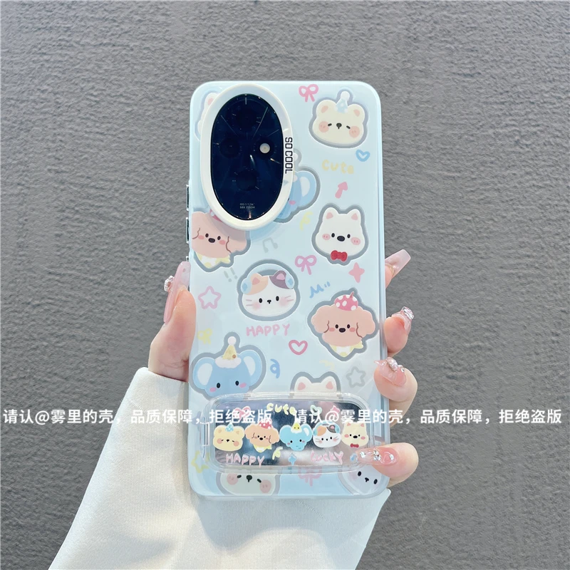 （荣耀系列）磨砂彩银适用荣耀300/200荣耀magic7/荣耀X60/50手机壳