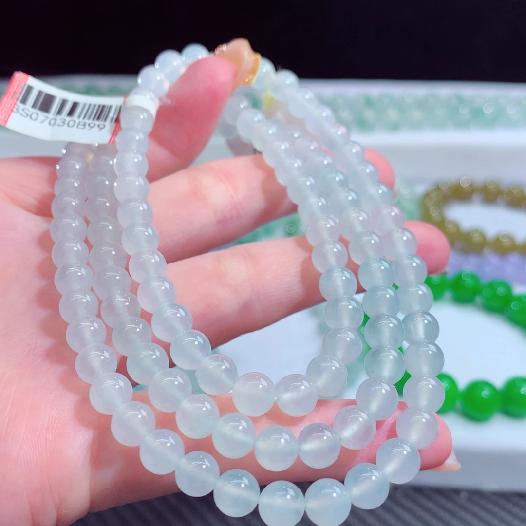 翡翠未镶嵌手链天然翡翠