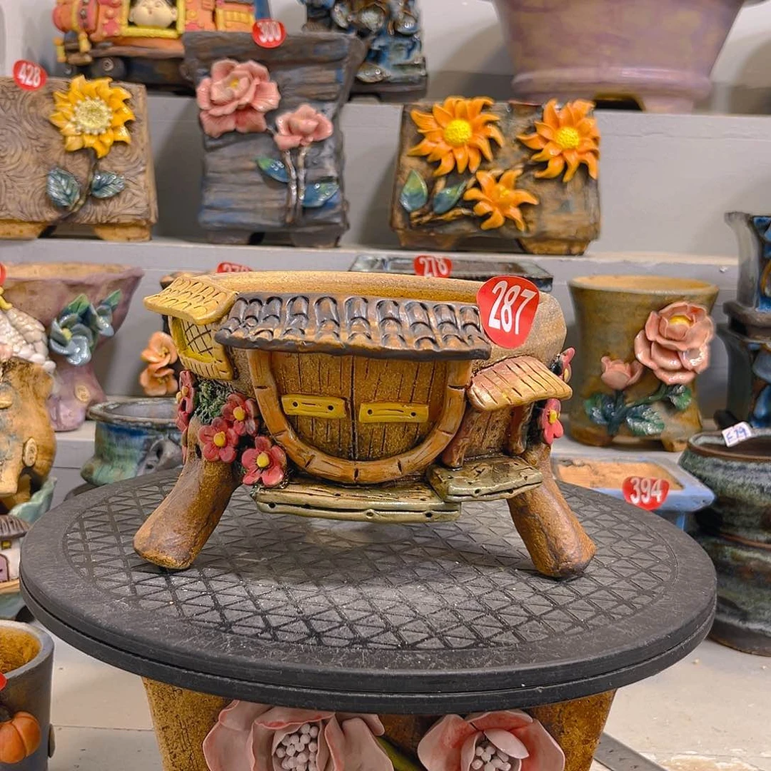 微瑕287 号陶然花器厂家直销