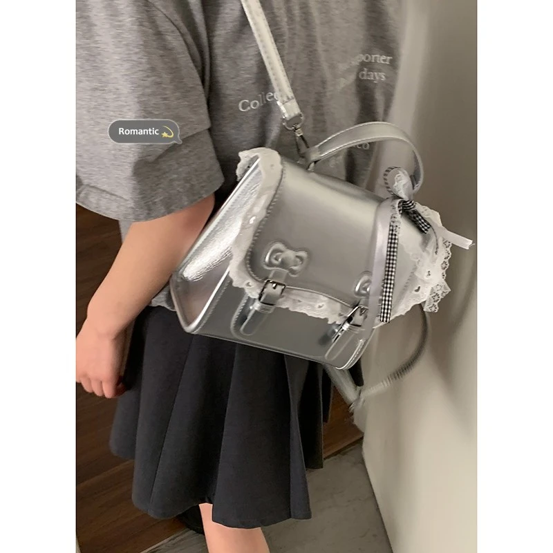 韩系双肩包包女款爆款2025新款百搭上班通勤包学院风出游小背包