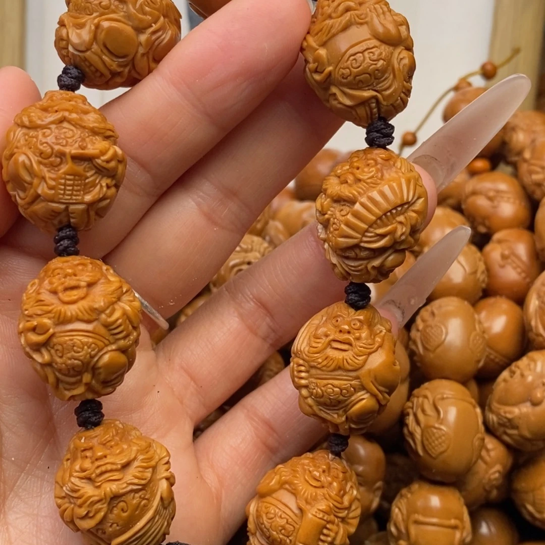 橄榄核手串整身钟馗
