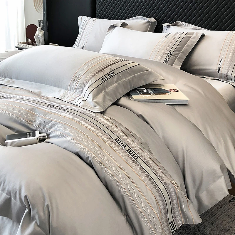 纯棉A类180支新疆被套四件套全棉被罩床笠夏天夏季床单被套网红款