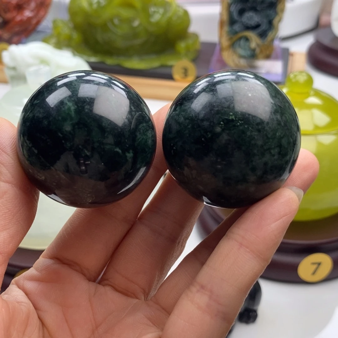 岫玉未镶嵌四大名玉手把件