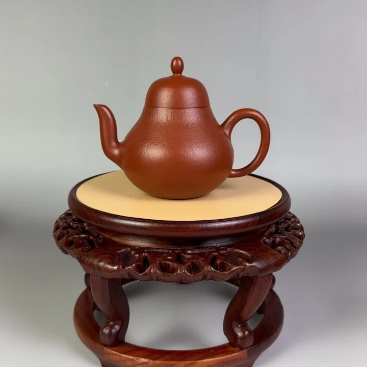 智***慧朱泥茶壶思婷壶200 cc全手工制作