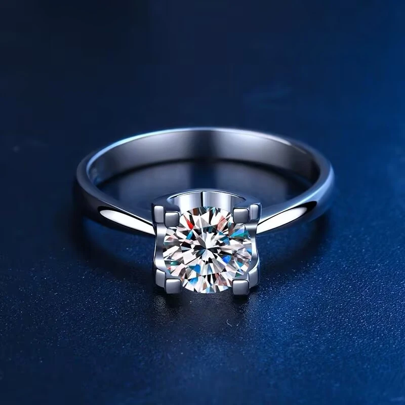 【库利南之星】KLNZX 高端奢华定制款   光臂牛头戒指1ct  J047