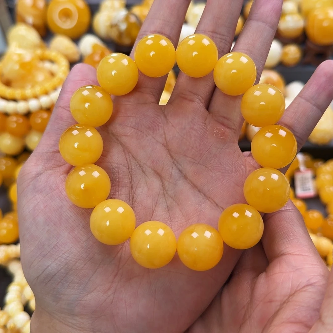 琥珀未镶嵌珠宝奇石18mm同料