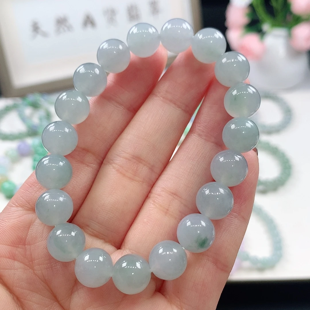 翡翠未镶嵌手链10mm