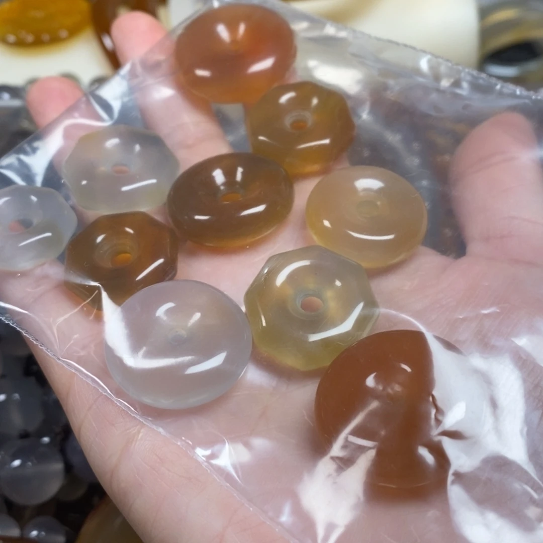 *****玛瑙/玉髓未镶嵌玛瑙平安扣