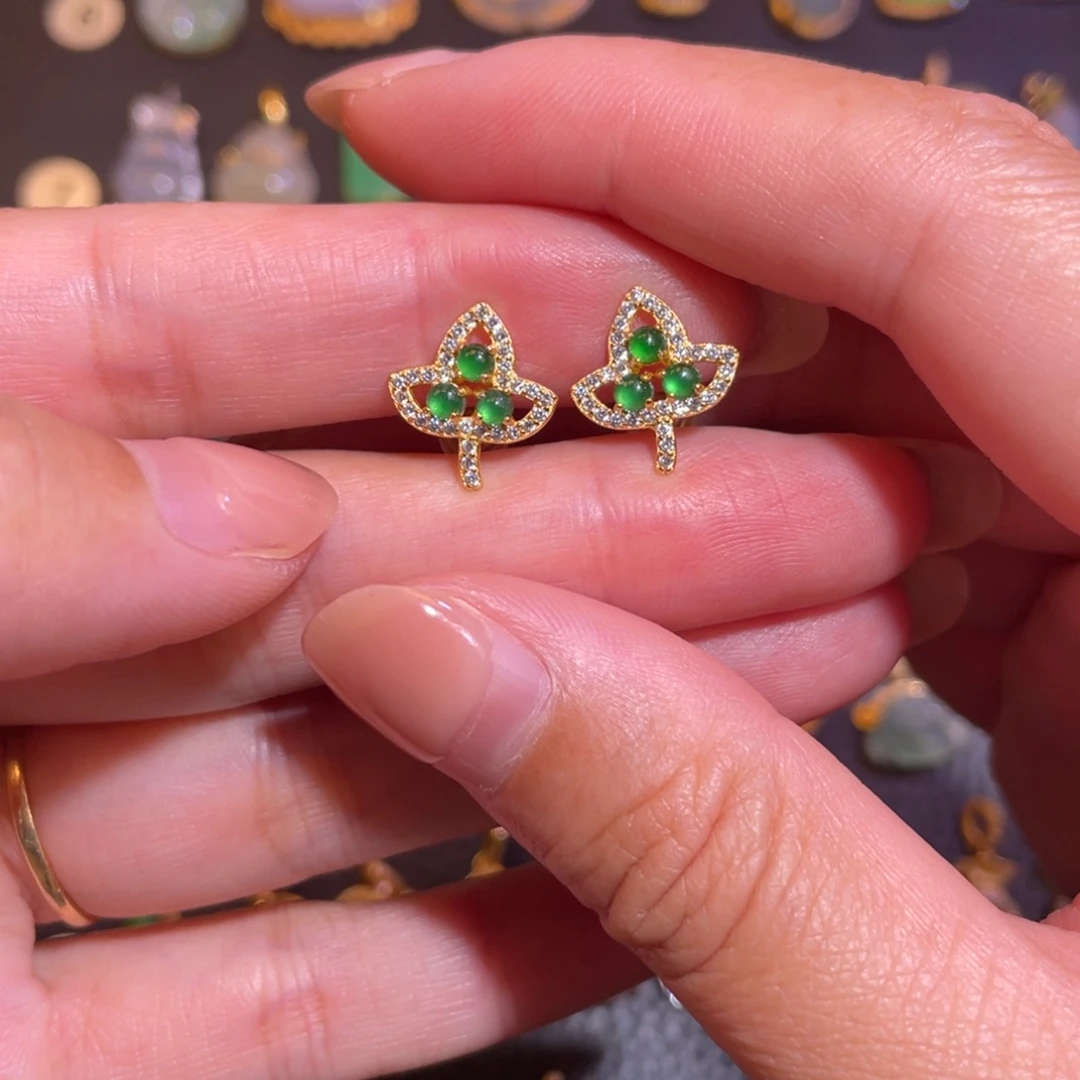 翡翠银S925镶嵌颈饰