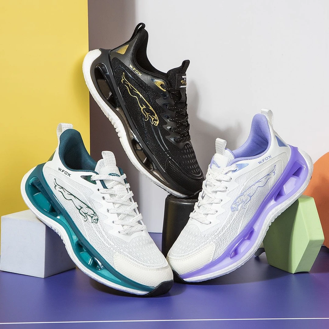 W.FOX&捷豹联名款 夜光安全休闲运动鞋7333