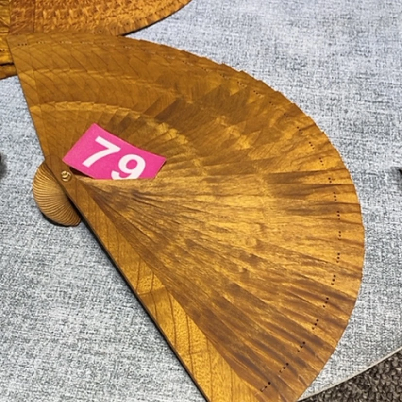 【闪购商品】金丝楠长****享金丝楠木扇子