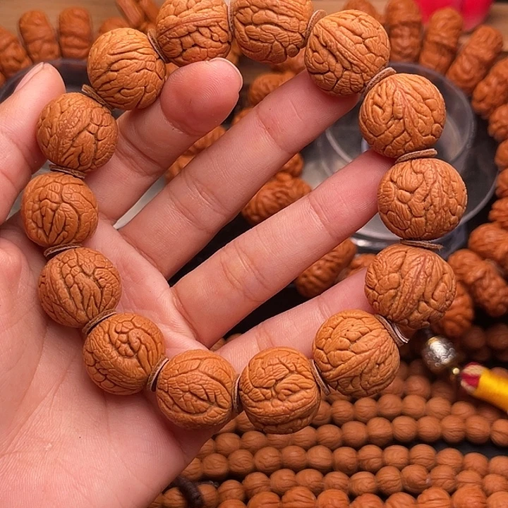 手串桃核精品金丝龙珠2.0