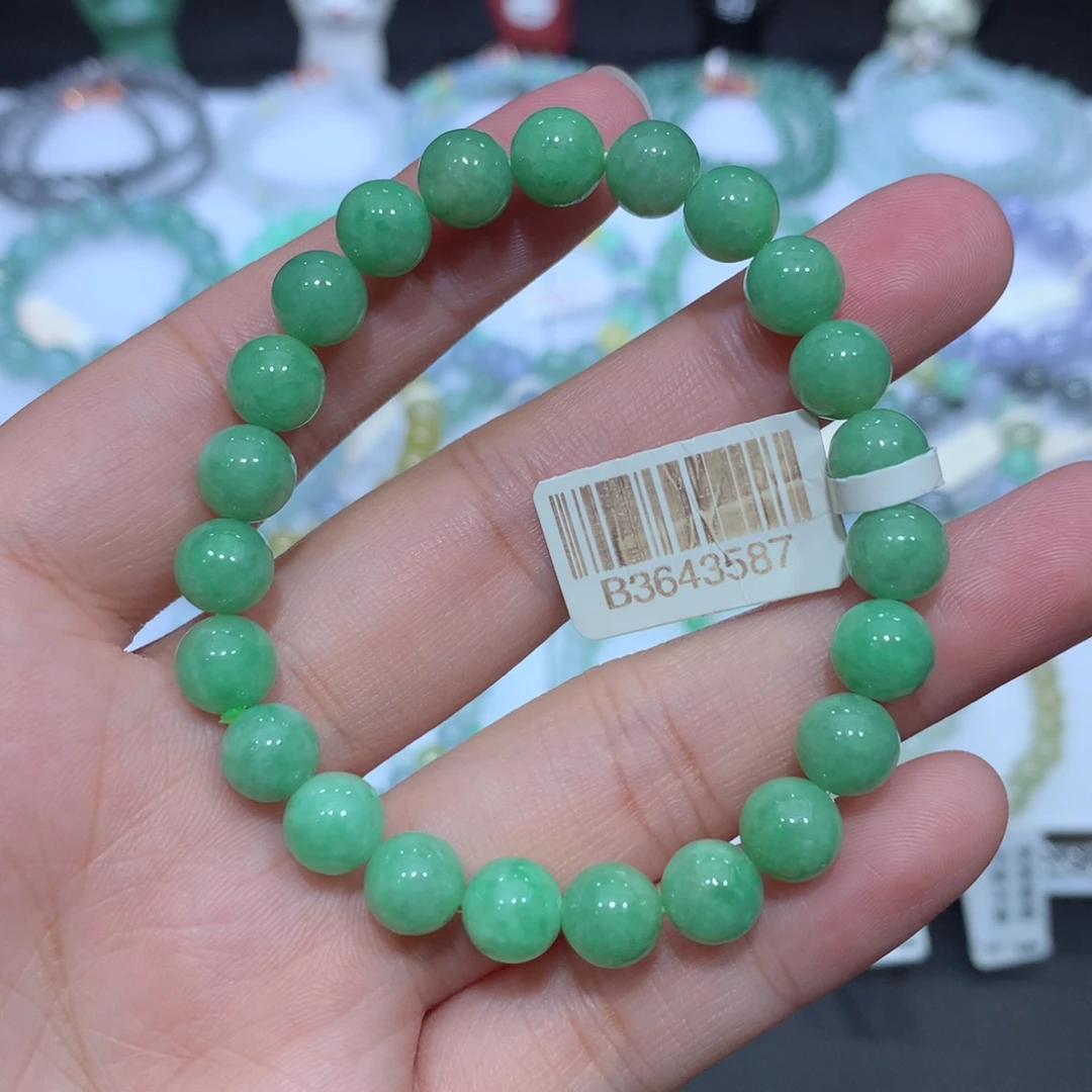 翡翠未镶嵌手串天然