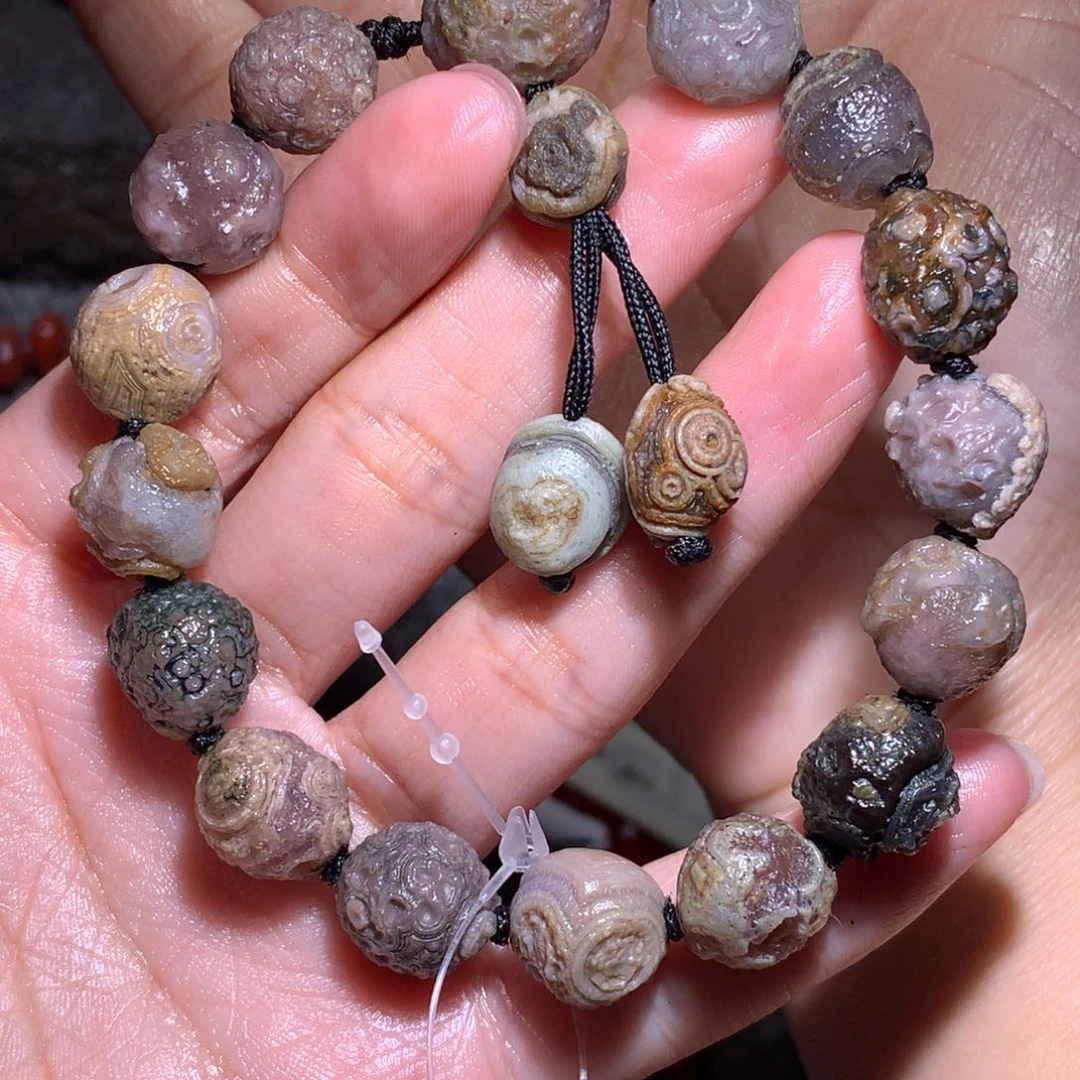 未镶嵌玛瑙/玉髓珠宝半成品