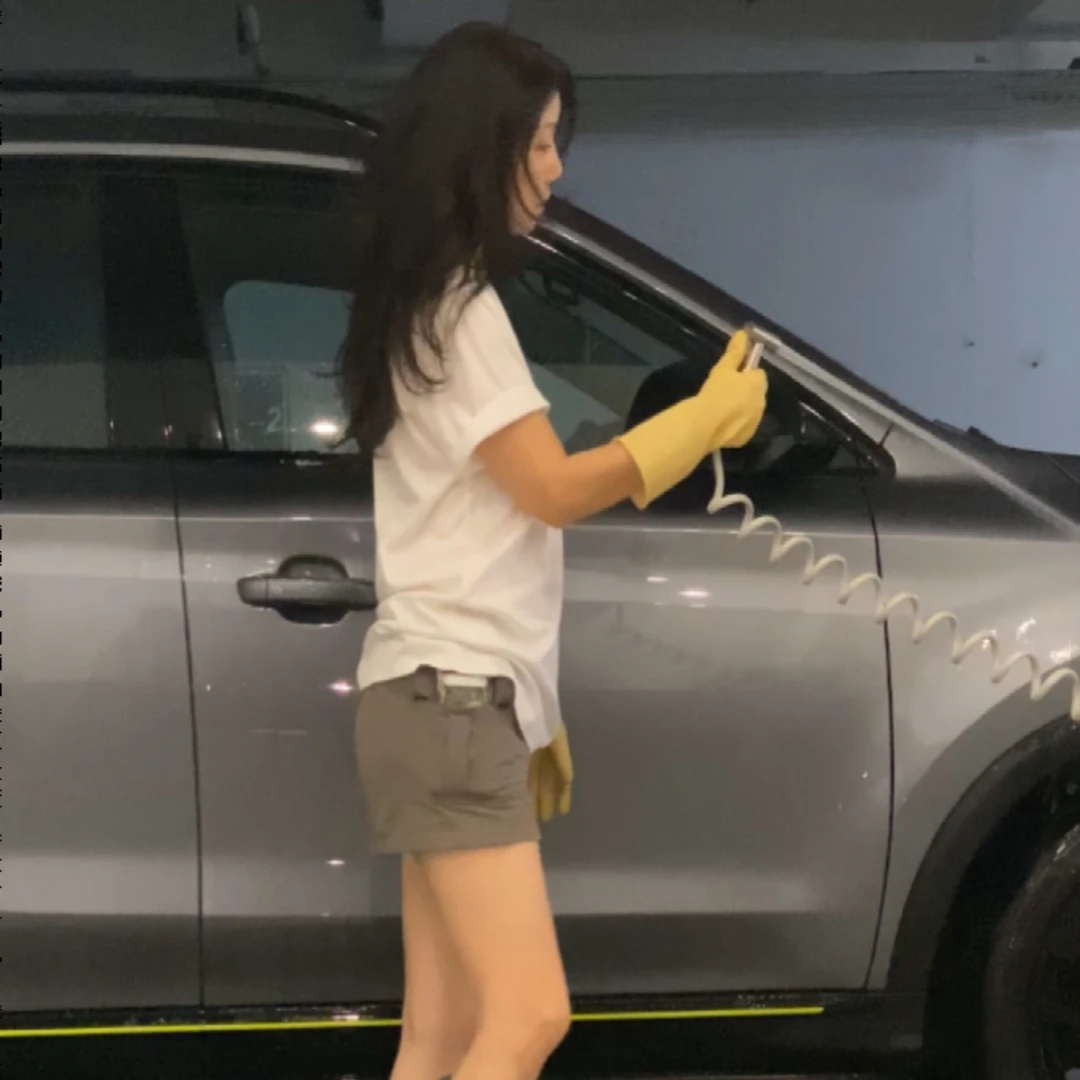 工装风翻边口袋短裤