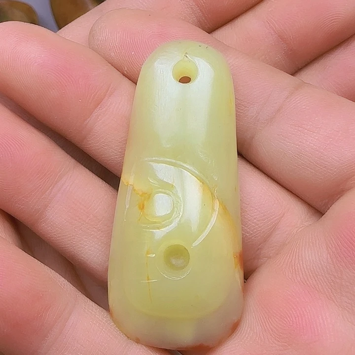 和田玉吊坠(不含链)未镶嵌