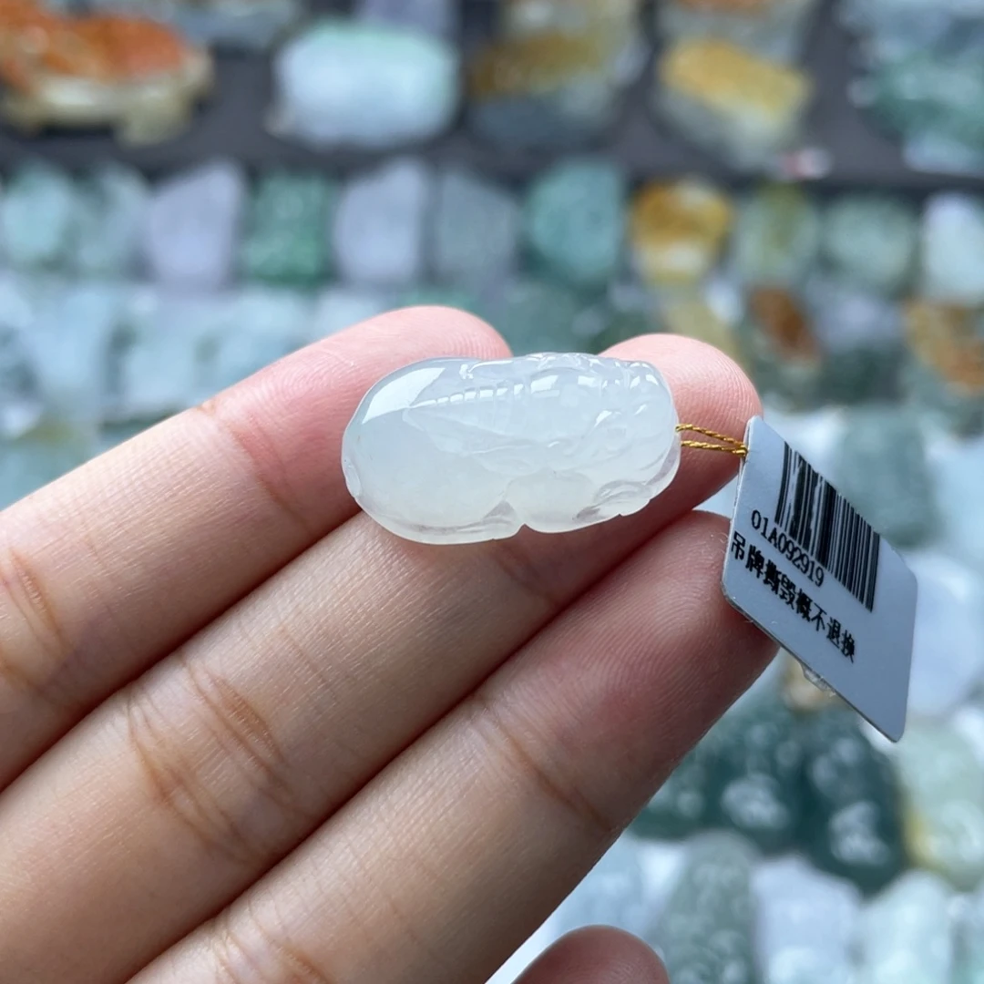 颈饰未镶嵌翡翠貔貅