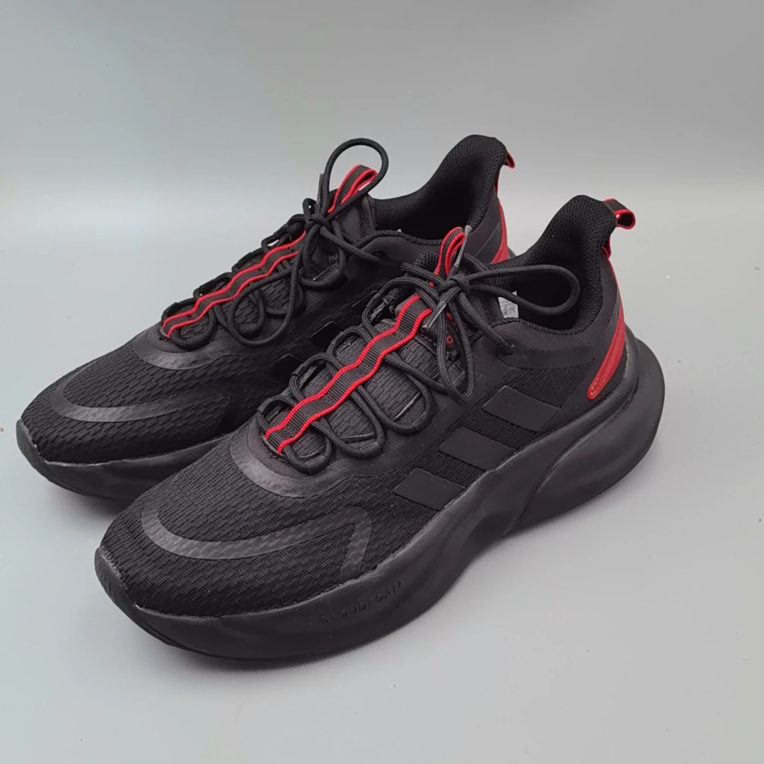 90新 MM6 44码270 Alpha Bounce+ 跑步款 二手正品 黑红 无原盒