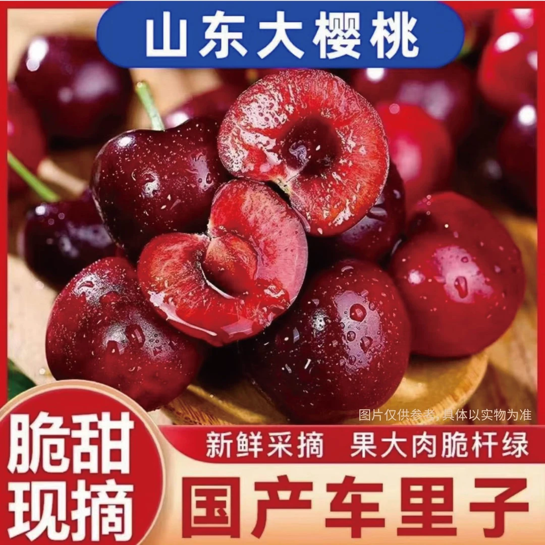 【京东速运】正宗山东先锋大樱桃新鲜带箱5斤当季水果az