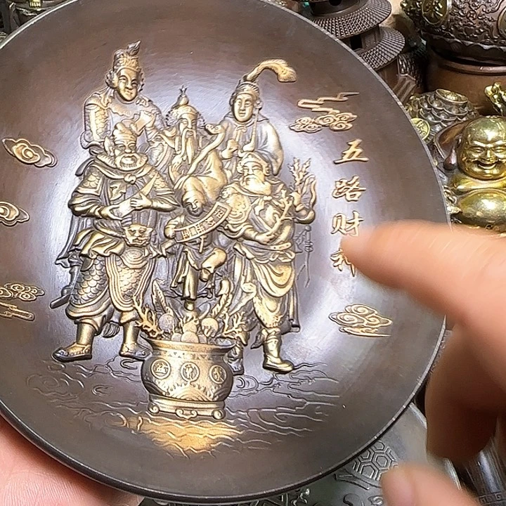 铜器办公室茶室摆件