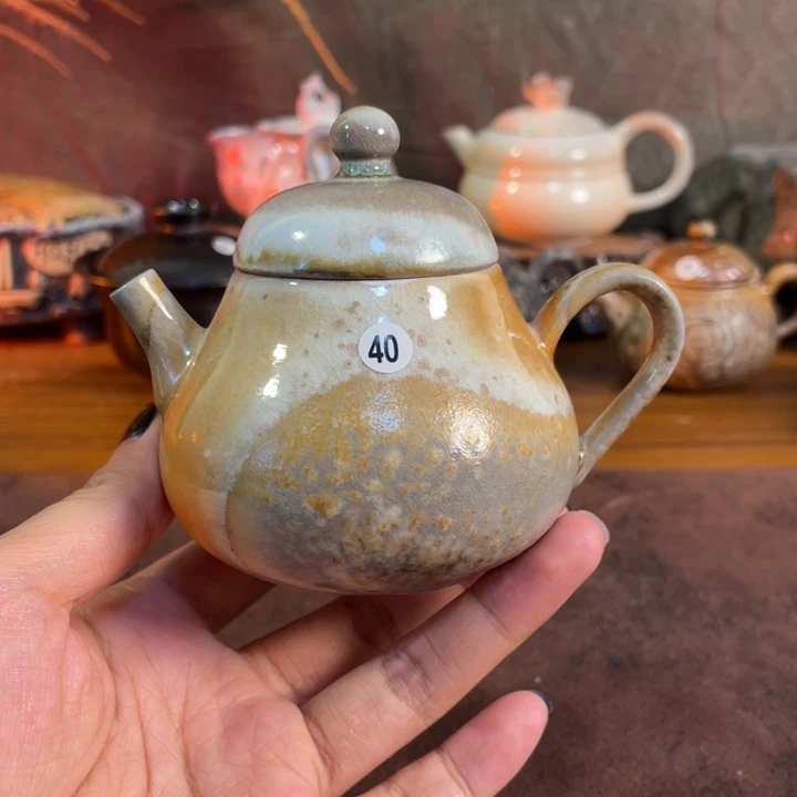 小****d景德镇柴烧中白小壶40