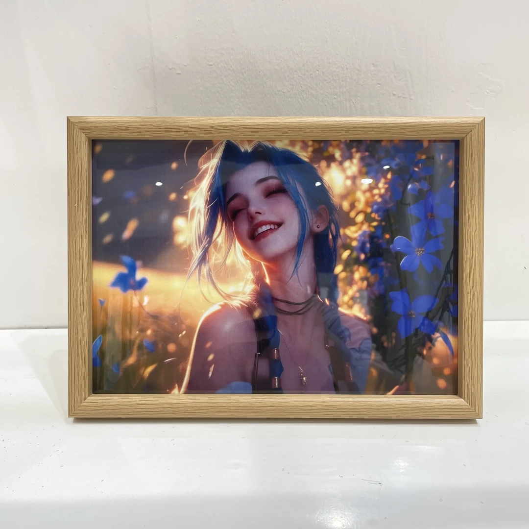 金克丝少女动漫装饰画暴走萝莉挂画客厅卧室摆台现代艺术-016