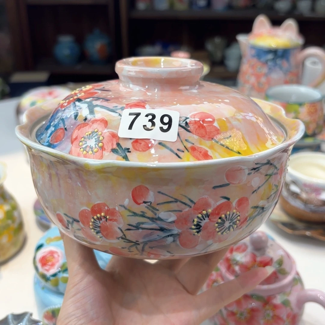 景德镇手绘高温釉下彩陶瓷茶具