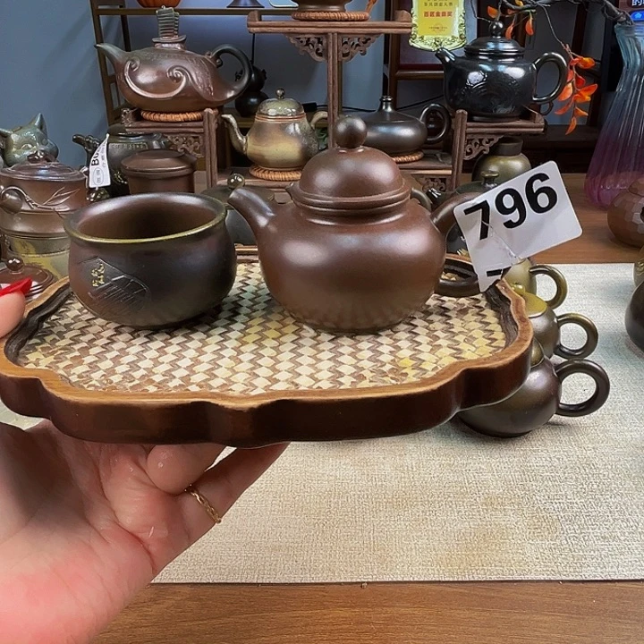 柴烧壶泡茶香柴燒壺泡茶香