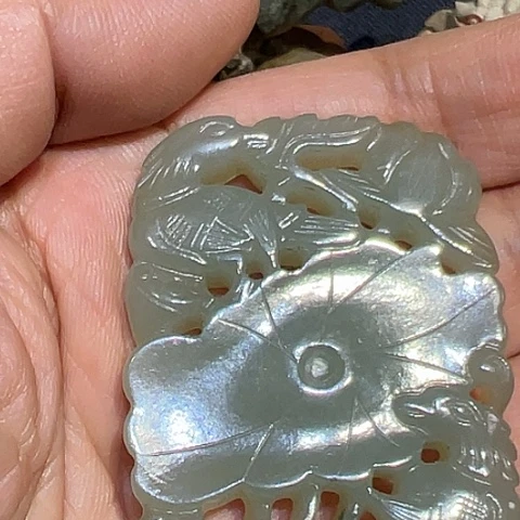 和田玉（糖玉）未镶嵌挂件用****8