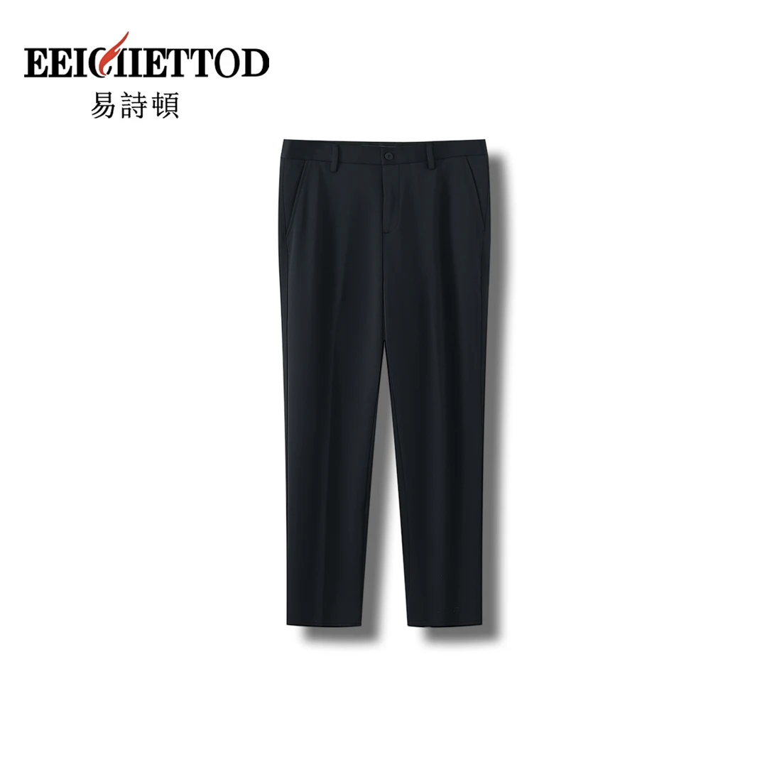 【懒猫nono专享】易诗顿男装秋季新款舒适西裤B026-KN817