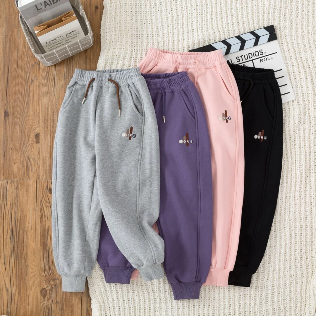 儿童运动裤男加绒冬季长裤休闲裤新款女童裤子中大童冬款3458713