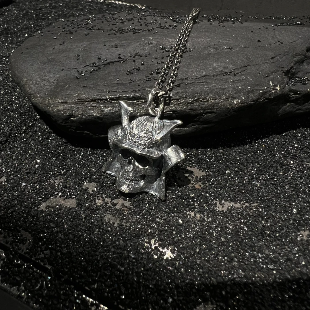 吊坠925银 灵史会馆-925银-鬼武士项链