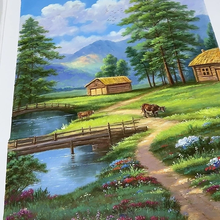 油画恭喜嘻嘻仔仔细细
