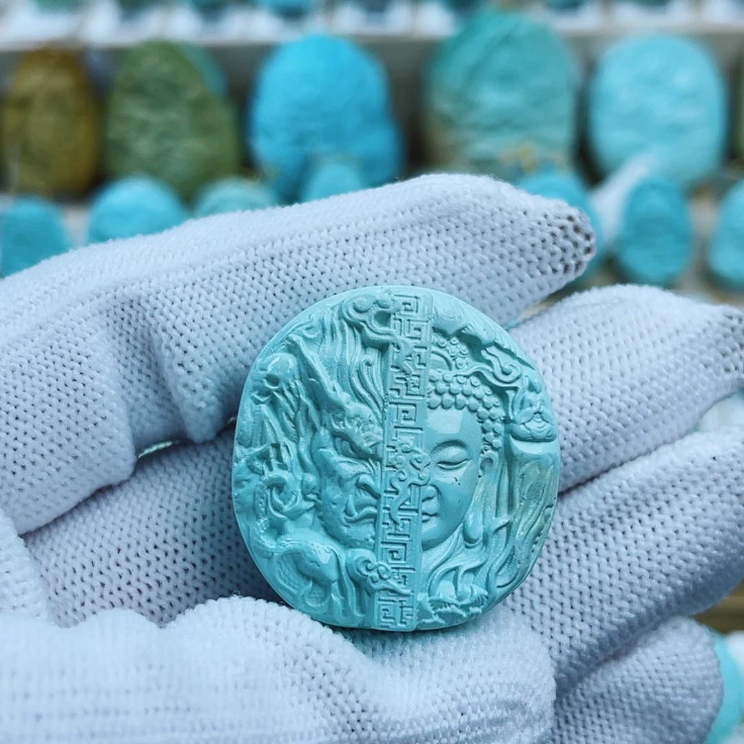 绿松石未镶嵌珠宝奇石