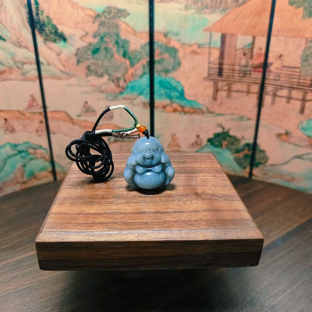 N和田玉佛公吊坠1283