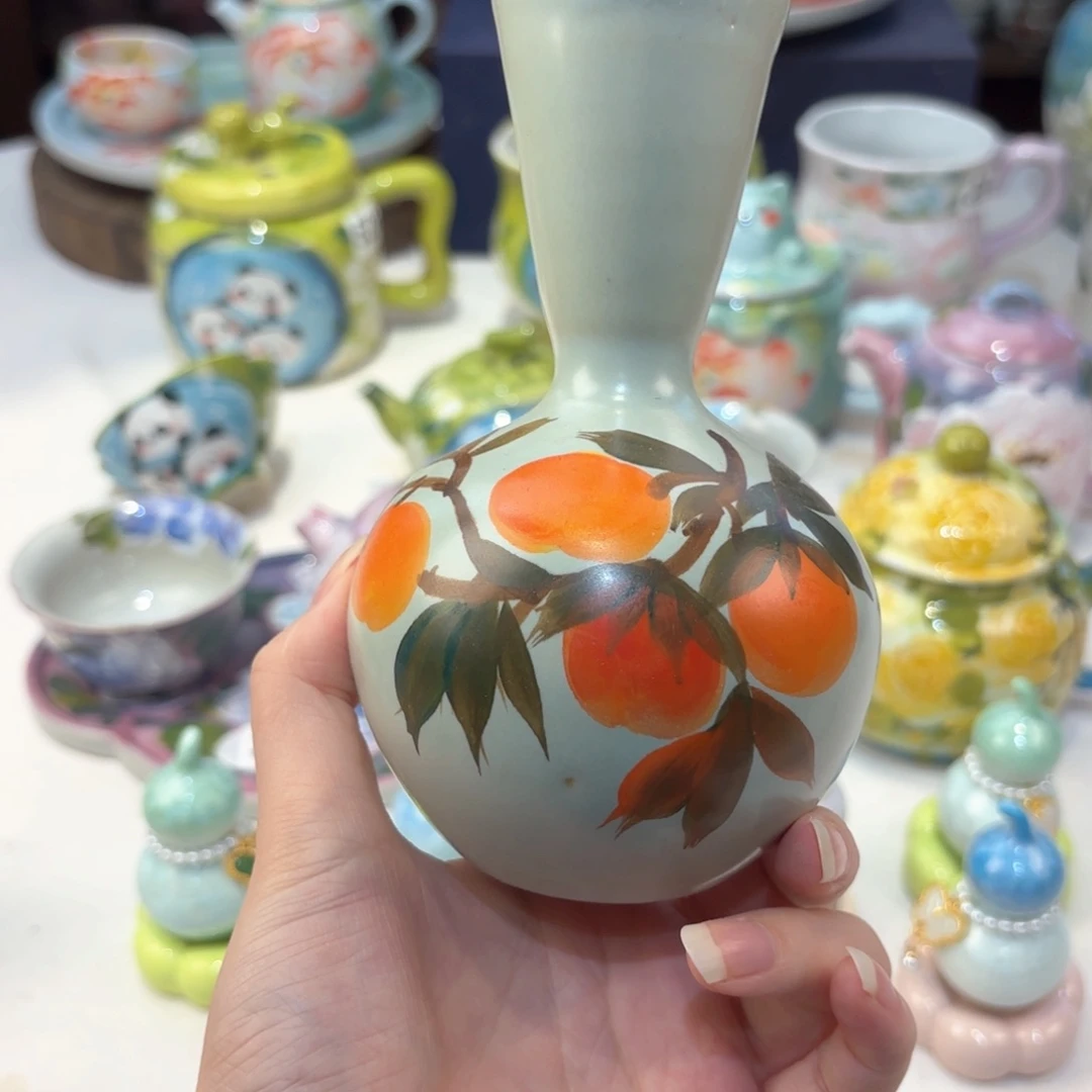 景德镇手绘高温釉下彩陶瓷茶具