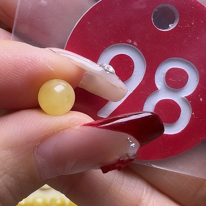 蜜蜡未镶嵌珠宝奇石76mm圆珠