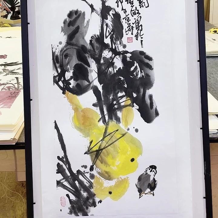 国画张圣敏先生纯手绘作品