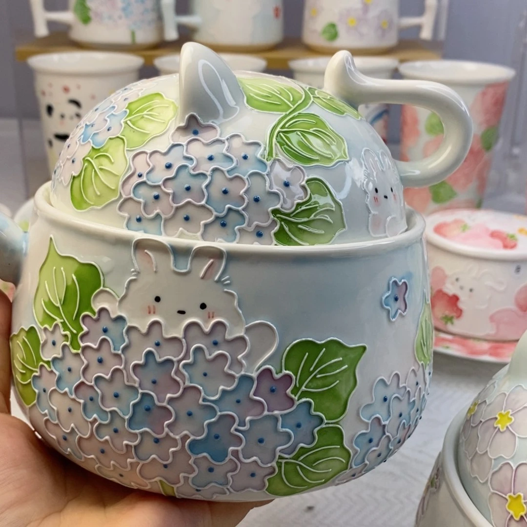 手绘手工制作陶瓷瑕疵11阿*