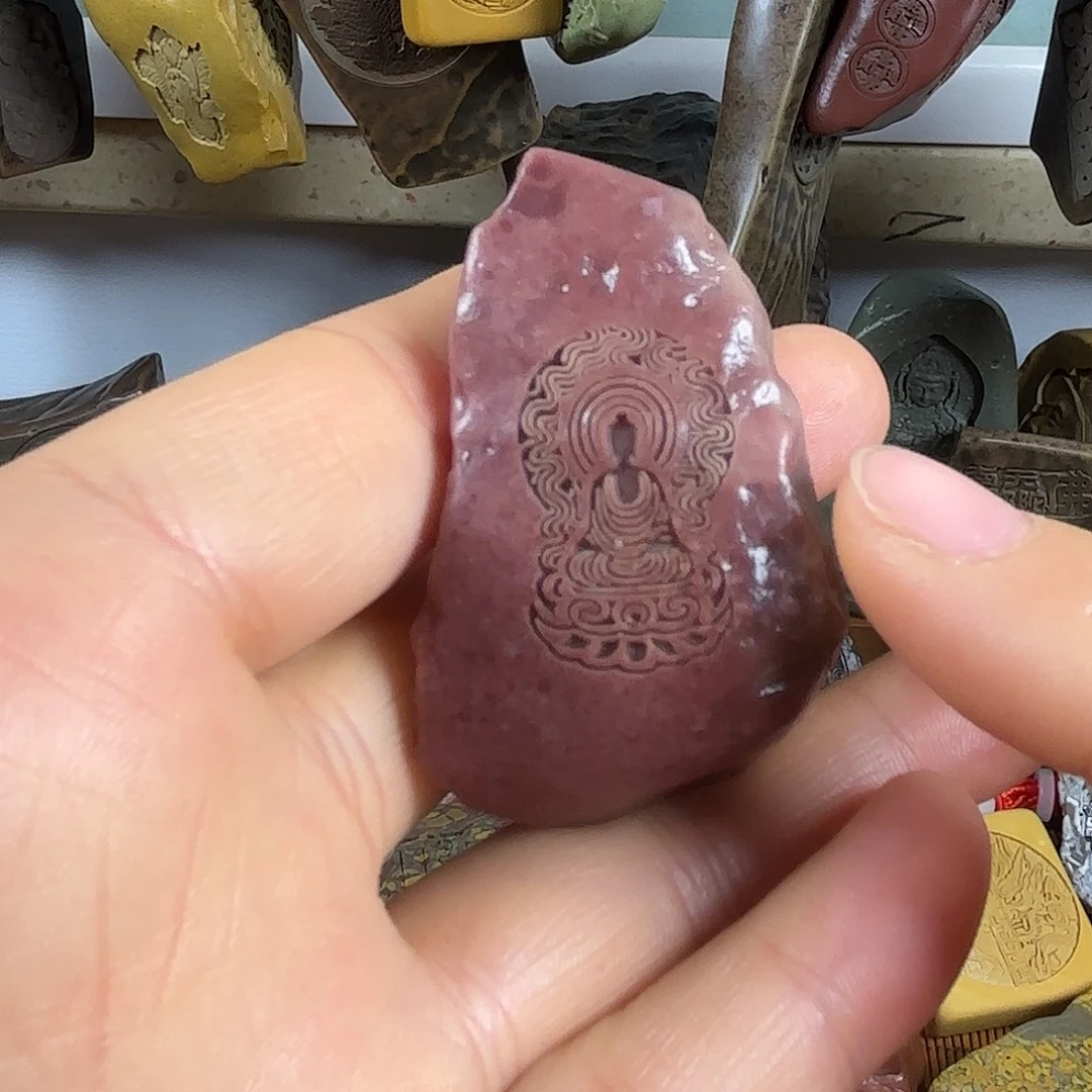 新疆戈壁石原石雕刻21