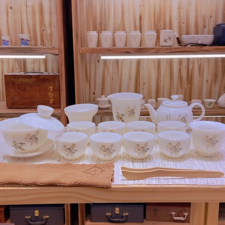 毕业套装茶壶盖碗全家福