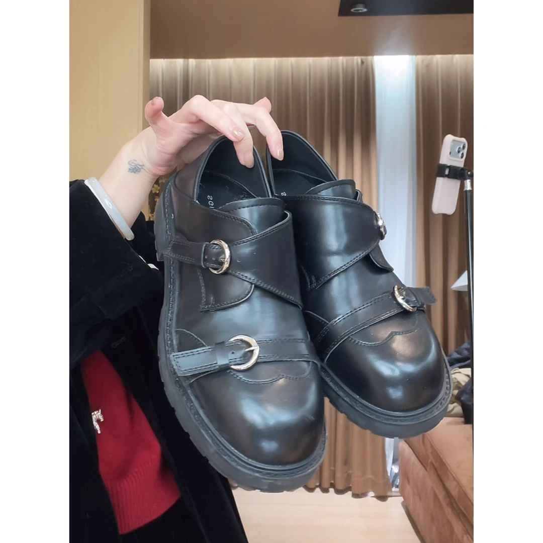 欧尼私服【年货定制小皮鞋】2025新款时尚百搭休闲鞋 2512C8872