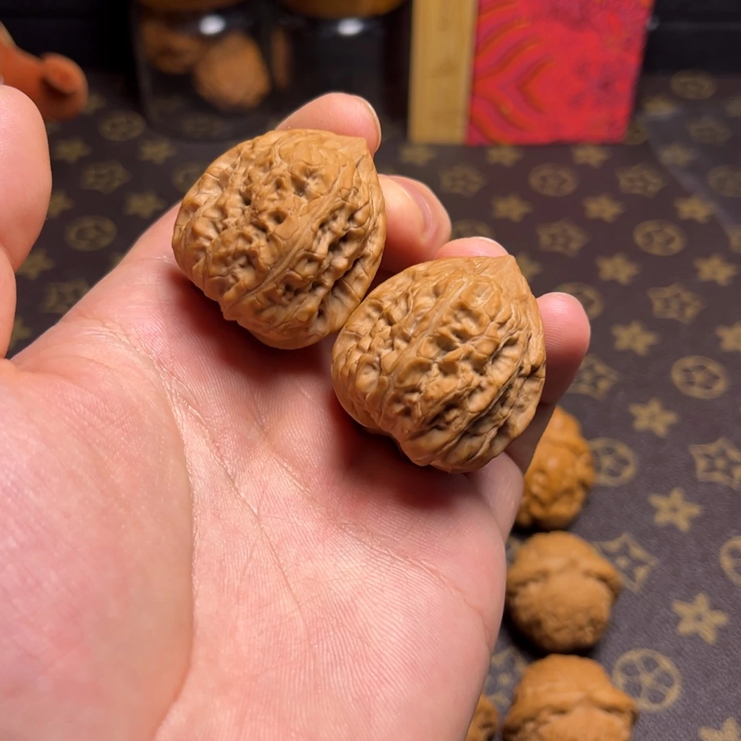 六***宝文玩核桃把件鸡心34