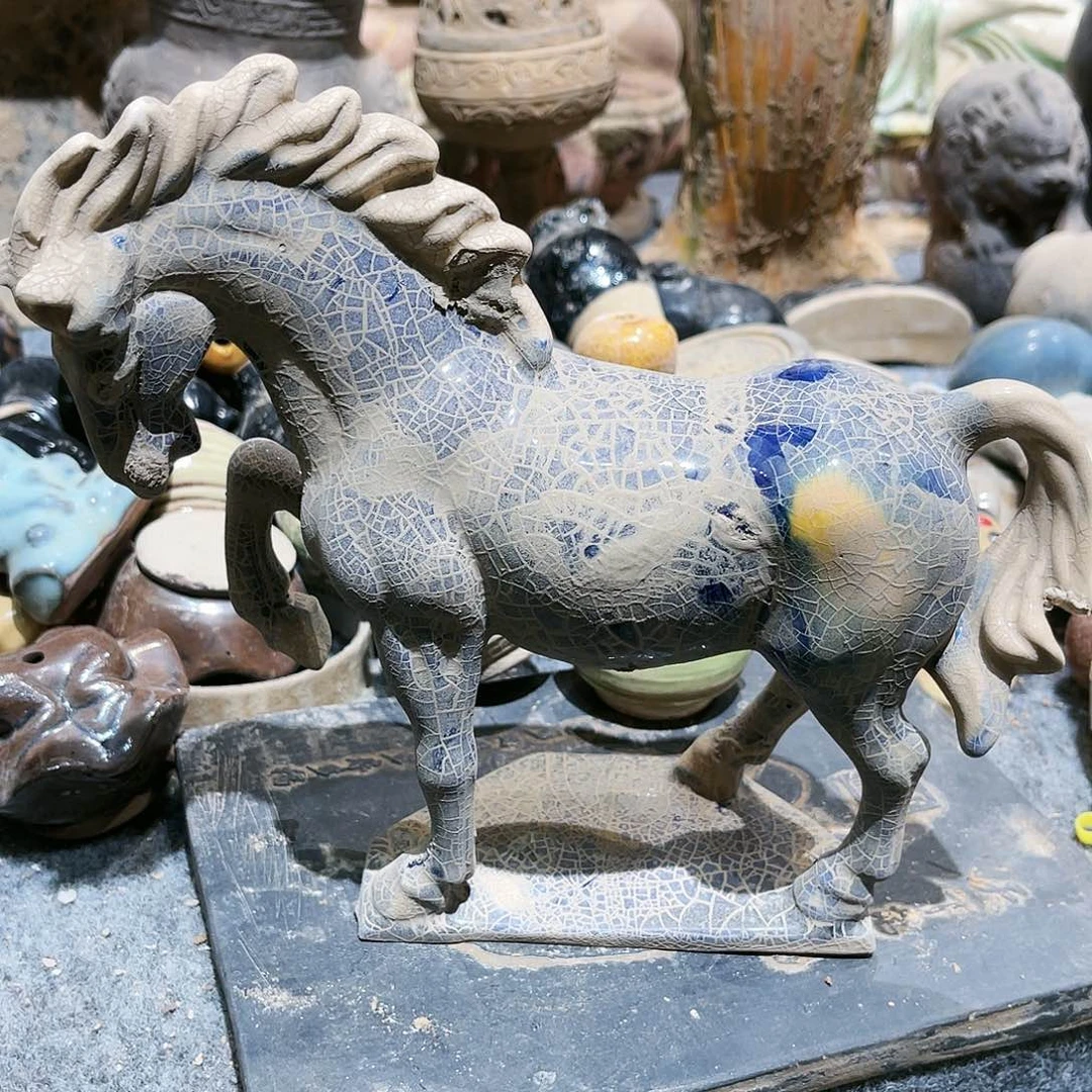 瓦当摆件茶台的一